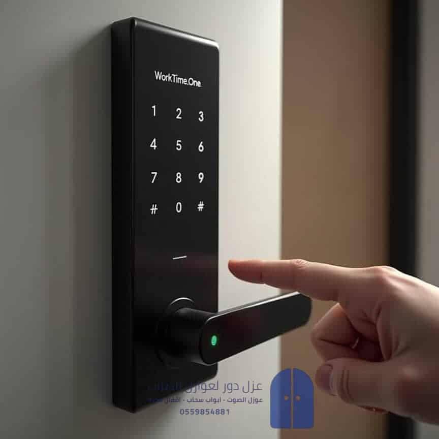 برمجة قفل الباب الذكي