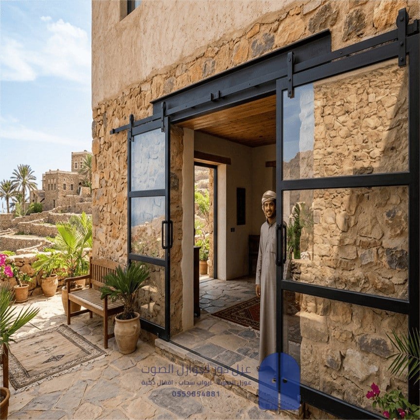 باب سحاب خارج الجدار