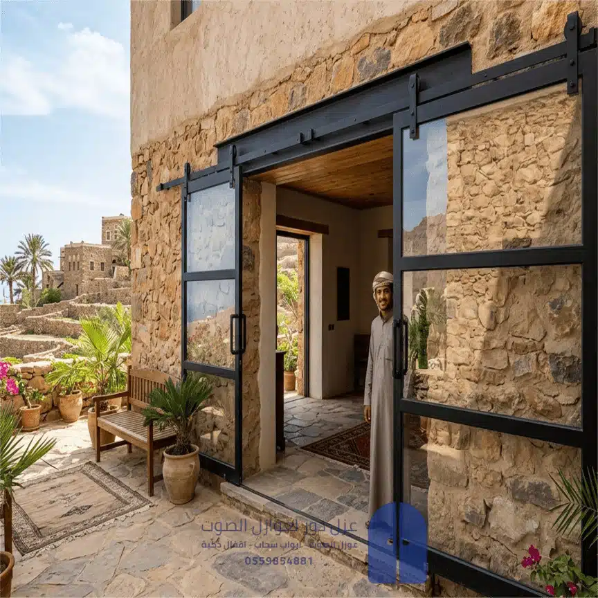 باب سحاب خارج الجدار