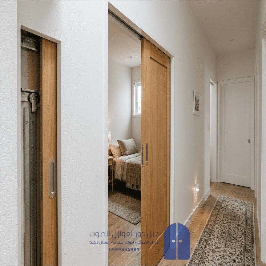 باب سحاب داخل الجدار