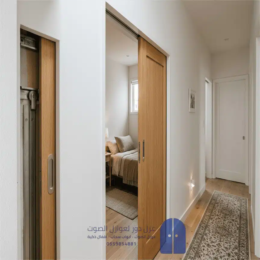باب سحاب داخل الجدار