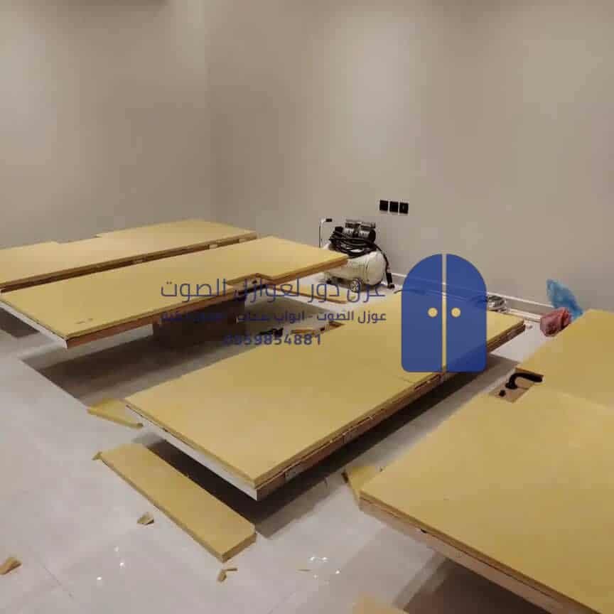 تركيب عازل صوت للباب